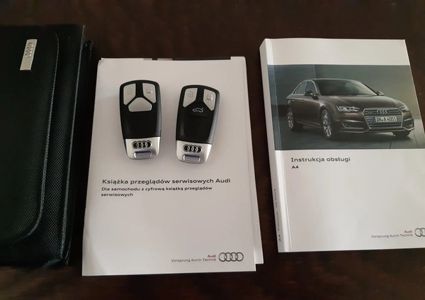 Audi A4 cena 104900 przebieg: 139740, rok produkcji 2016 z Kąty Wrocławskie małe 436